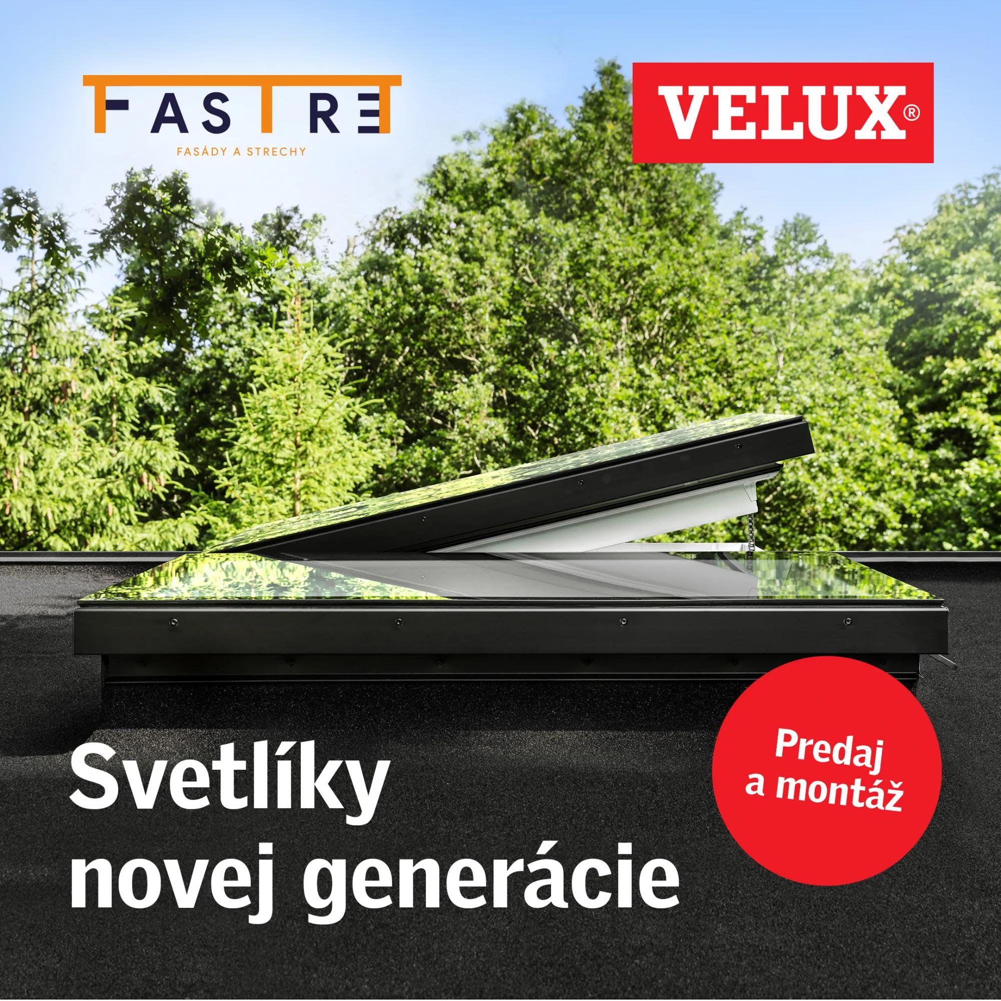 Strešné okná Velux